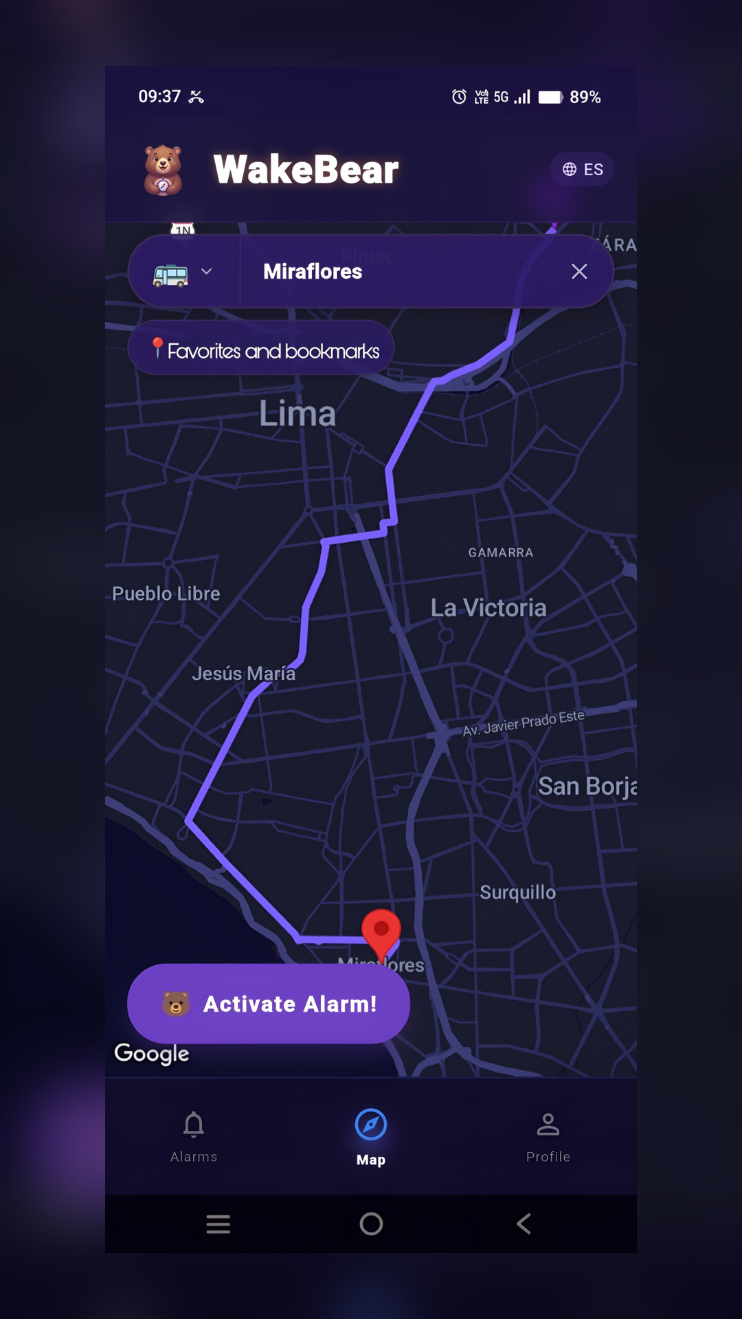 Elige tu Destino e idioma